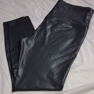 Athleta Black Shimmery Leggings